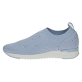Niebieskie buty sportowe Caprice Kaiafly to lekkie i wygodne obuwie damskie z materiałową cholewką i skórzaną wkładką. Technologia AIRMOTION wspiera cyrkulację powietrza i zapewnia komfort każdego dnia.