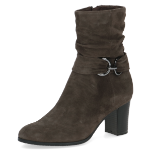 Botki na słupku szare - Verdana  [25328-41-225]