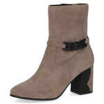 Botki na słupku brązowe - Aylin  [25342-41-343]