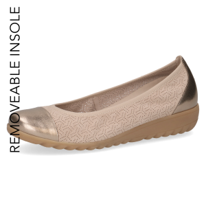 Baleriny beżowe Faby [22103-42-336]