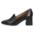 Czarne półbuty damskie Caprice Tessa ze skóry naturalnej to eleganckie i wygodne buty do pracy oraz na co dzień. Technologia MEMOTION, miękka wkładka i klasyczny fason zapewniają komfort noszenia oraz ponadczasowy styl.