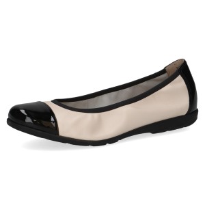 Baleriny kremowe Vivian  [22152-42-441]
