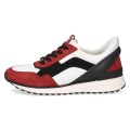 Nowoczesne sneakersy Caprice w dynamicznej kolorystyce. System hands-free umożliwia szybkie wkładanie stopy bez użycia rąk, a technologia AIRMOTION dba o ciągłą cyrkulację powietrza i najwyższy poziom amortyzacji na co dzień.