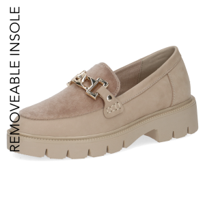 Półbuty beżowe Arabella [24703-43-401]