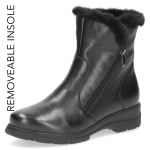 Botki ocieplane czarne - Dascha [26409-41-02B]