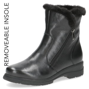 Botki ocieplane czarne - Dascha [26409-41-02B]