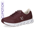 Bordowe sneakersy Caprice wykonane z materiałów wegańskich i przewiewnej tkaniny. Technologie gwarantujące wygodę łączą się z innowacyjną wkładką CLIMOTION, która dba o idealną amortyzację oraz elastyczność przy każdym kroku.