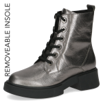 Botki szare metaliczne Nikita [25101-43-248]