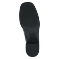 Eleganckie czarne loafersy Caprice wykonane z lakierowanej skóry. Klasyczny fason z dekoracyjnym paskiem na wyższym, stabilnym klocku. Technologia AIRMOTION zapewnia optymalną cyrkulację powietrza, amortyzację i komfort przez cały dzień.