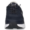 Wegańskie granatowe sneakersy Caprice wykonane z lekkiej tkaniny i siateczki. Innowacyjna podeszwa z technologią CLIMOTION zapewnia niezwykłą miękkość, sprężystość oraz optymalną cyrkulację powietrza przy każdym kroku.