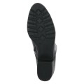 Klasyczne czarne botki Caprice ze skóry naturalnej z subtelnym zdobieniem brogues. Sznurowana cholewka, niski obcas i system AIRMOTION zapewniają elegancki wygląd, świetną amortyzację oraz całodzienny komfort noszenia.
