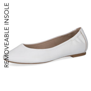 Baleriny białe Elsa [22111-44-102]
