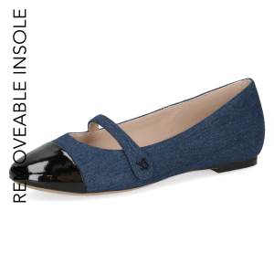 Baleriny jeansowe Elsa [22106-44-891]