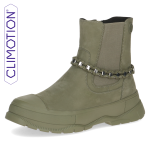 Botki ocieplane khaki - Tyko [26414-41-730]