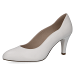 Czółenka białe Ashley [22402-44-102]