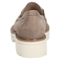 Beżowe półbuty damskie Caprice Seda z naturalnego nubuku to lekkie i wygodne buty na co dzień. Wkładka MEMOTION, elastyczna podeszwa 4 cm oraz miękka skóra zapewniają amortyzację, komfort i doskonałe dopasowanie przez cały dzień.