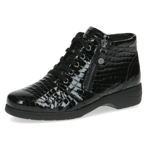 Botki czarne lakierowane - Jenna [25152-41-014]