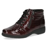 Botki bordowe lakierowane - Jenna [25152-41-502]