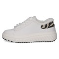 Damskie sneakersy Caprice w białym kolorze z miękkim futerkowym wykończeniem i efektowną wstawką we wzór zebry. Technologia CLIMOTION zapewnia amortyzację, elastyczność i wysoki komfort noszenia każdego dnia.