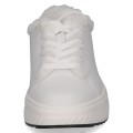 Damskie sneakersy Caprice w białym kolorze z miękkim futerkowym wykończeniem i efektowną wstawką we wzór zebry. Technologia CLIMOTION zapewnia amortyzację, elastyczność i wysoki komfort noszenia każdego dnia.