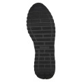 Wsuwane półbuty damskie Caprice Kaia ze skóry lakierowanej w kolorze czarnym. Łączą elegancję loafersów z wygodą sportowej podeszwy. Ozdobione klamrą na podbiciu oraz wstawką w panterkę z tyłu – idealny wybór do pracy i na spotkania.