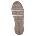 Miedziano-złote sneakersy z drapieżnym akcentem w postaci panterki na pięcie. Wyposażone w funkcjonalny zamek błyskawiczny i sznurowanie dla optymalnego dopasowania. Grubsza podeszwa dodaje wygody przy każdym kroku.