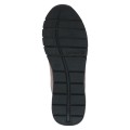 Czarne sneakersy damskie Caprice Kaia wykonane z połączenia skóry naturalnej, zamszu i miedziano-złotej cholewki. Amortyzująca podeszwa redukuje wstrząsy, gwarantując komfort podczas długiego chodzenia. Nowoczesny sportowy szyk w codziennym wydaniu