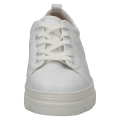 Białe buty sportowe Caprice Tamara ze skóry naturalnej to lekkie sneakersy damskie na co dzień. Technologia CLIMOTION PRO, wyjmowana wkładka i podeszwa 4,4 cm zapewniają amortyzację, przewiewność oraz komfort przez cały dzień.