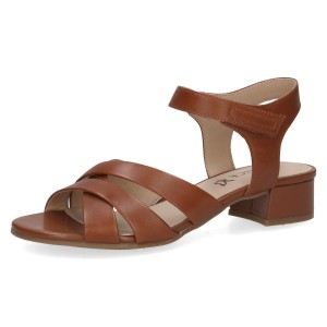 Sandały koniakowe Carla [28201-46-303]