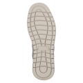 Skórzane sneakersy damskie w beżowym kolorze z ażurowymi wstawkami. Lekkie, przewiewne i wygodne buty na elastycznej podeszwie, idealne na co dzień, do pracy i na spacery. Klasyczne sznurowanie zapewnia doskonałe dopasowanie.