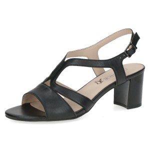 Sandały czarne Edison [28308-46-022]