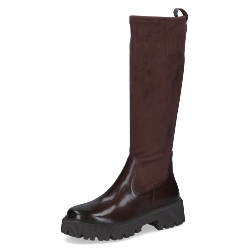Brązowe kozaki damskie Caprice Dilara to stylowe buty na jesień i zimę. Elegancki fason, modny brązowy kolor i ponadczasowy design sprawiają, że kozaki damskie doskonale pasują do sukienek, spodni i codziennych stylizacji.